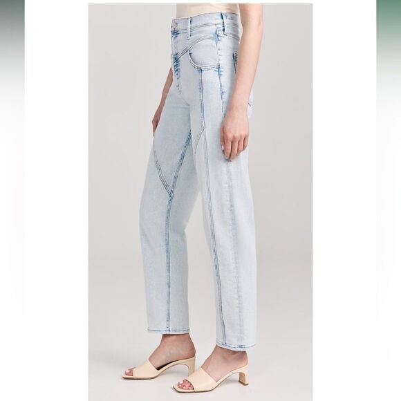 NWT MOTHER Women's High Waisted Pointy Study Nerdy Scatch Jeans size 30 - Picture 4 of 15